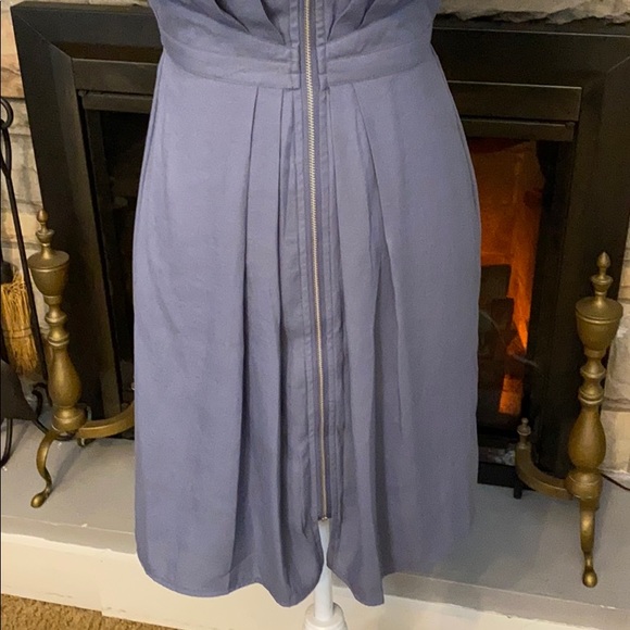 H&M elegant blue sleeveless dress size 2 NWOT - Picture 6 of 8